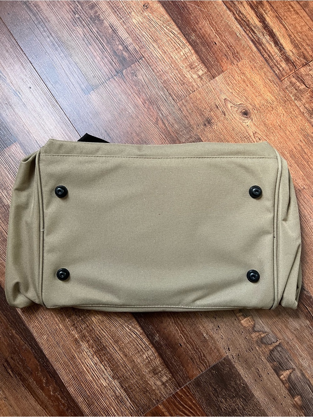 New The History Channel Club Life Member Olive Green Travel Duffel Bag - Picture 2 of 3